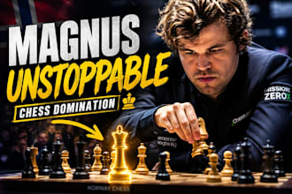 design viral youtube thumbnails for gaming and chess