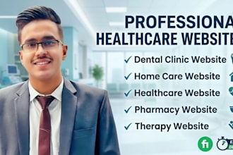 create medical, healthcare, dental, clinic, homecare, hospital, pharmacy website
