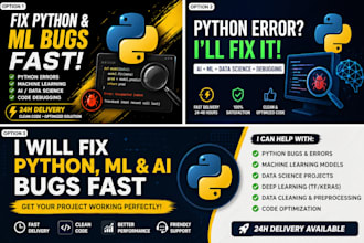 solve python, ai, or deep learning errors quickly