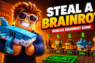 develop roblox brainrot game like steal a brainrot