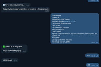 build a custom telegram bot for your business automation