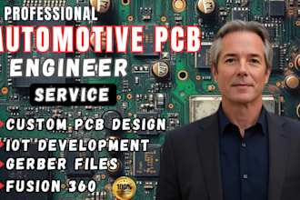 automotive pcb design power electronics embedded systems ecu gerber files stm32