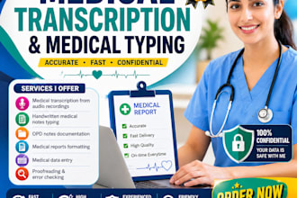do accurate medical transcription and medical typing