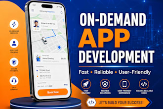 develop a custom on demand service, delivery or booking mobile app