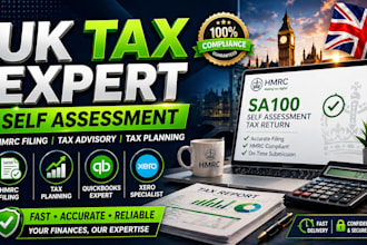 provide uk tax advisory, tax planning, hmrc self assessment filling