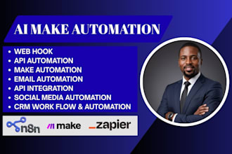 fix make com, zapiar , n8n, ai integration, vapi ai, gohighlevel, ai voice agent