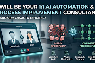 be your one on one ai automation and process improvement consultant