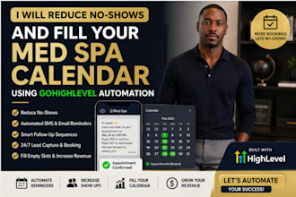 fix no shows and increase bookings for your aesthetic clinic using gohighlevel