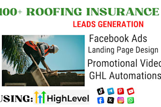 roofing insurance claim leads roofing contractor leads storm damage facebook ad