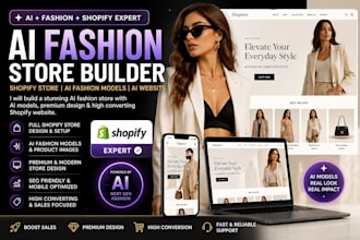 do ai fashion store builder shopify store ai fashion models ai model ai website