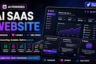 build high converting ai saas website with lovable supabase vibe coding