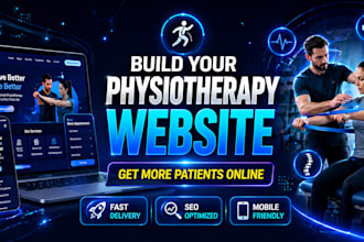 design a professional physiotherapy clinic website
