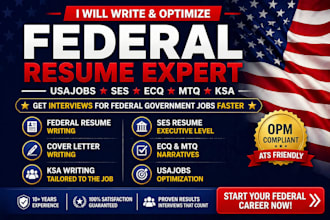 optimize your usajobs federal resume, ses, ksa and ecq