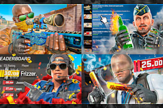 do a professional counter strike cs cs2 youtube thumbnail