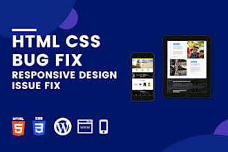 website bugs, wordpress, html, css errors