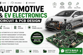 design electric vehicle ev systems, bms and automotive pcb