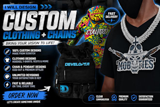 create custom chain and clothing eup for fivem