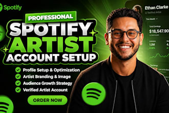 setup and optimize your spotify artist account for music growth and branding
