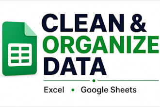 clean, organize, and format your spreadsheet data