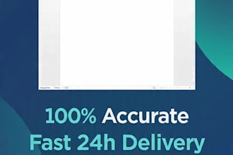 do fast urdu english typing ms word pdf data entry