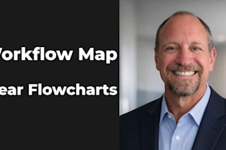 processmap your workflow into a clear, professional flowchart