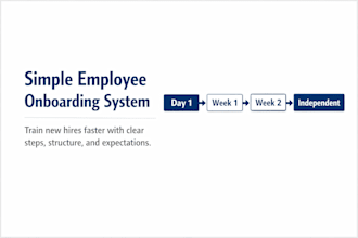 build a simple employee onboarding system for your business