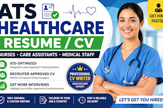 write am ats healthcare resume cv for nurse and care workers