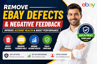 fix ebay account health and defects, optimize seller performance