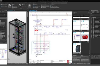 draw panel layout and wiring diagrams by eplan electrical p8