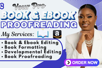do manuscript formatting, book editing and proofreading, manuscript editing