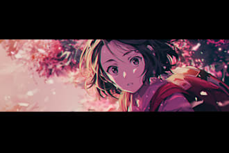anime banner or wallpaper poster