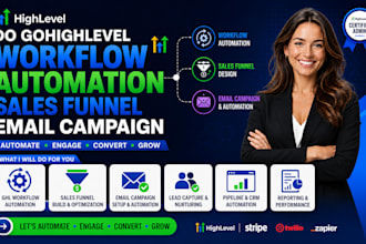 do ghl workflow automation, sales funnel, email campaign
