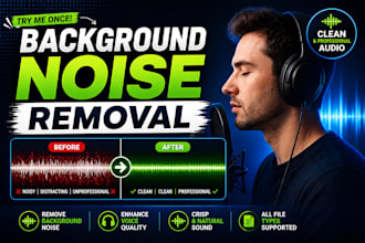 do audio editing and professional audio clean up