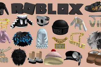 model custom roblox ugc hats, chains, and accessories for your brand