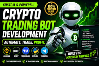 develop your crypto trading bot in python, tradingview or thinkorswim