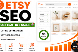 fix etsy SEO to increase traffic and sales
