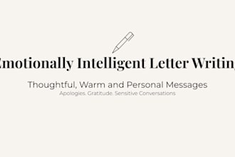 write heartfelt letters and messages with clarity and care