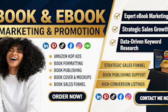 do ebook marketing, amazon KDP promotion, book sales funnel and ebook promotion