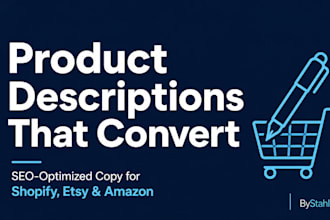 write SEO product descriptions for your ecommerce store