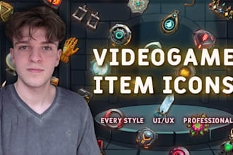 create high quality game item icons using ai