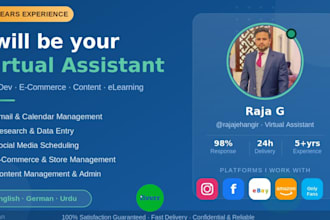 be personal and business virtual assistant