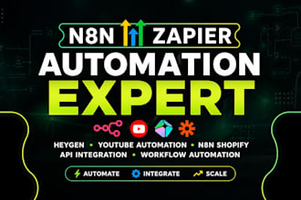 n8n youtube automation n8n ai receptionist zapier automation n8n ai agent heygen