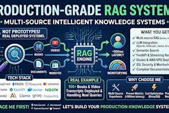 build production ready rag system with llm and vector database deployment