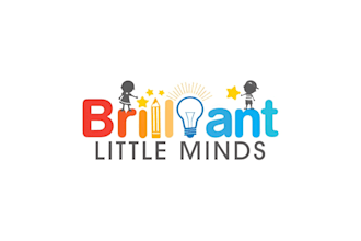 design perfect logo for kids shop baby store childcare daycare and kids