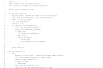 do python web scraping and data scraping