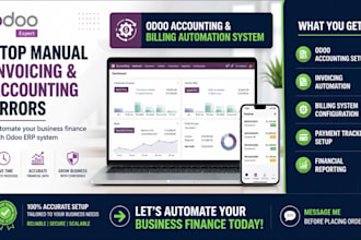 setup odoo invoicing accounting and automate billing system workflow setup