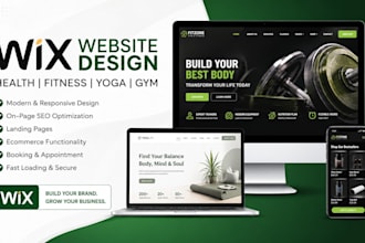 build wix health fitness yoga gym landing page SEO ecommerce website store
