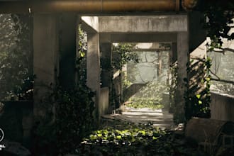 do stylized low poly unreal engine5 isometric roblox maps 3d game environment