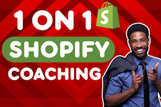 be your shopify coach dropshipping mentor ecommerce consultant shopify mentor