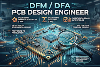 design high quality pcb for manufacturing with dfm dfa and fabrication files